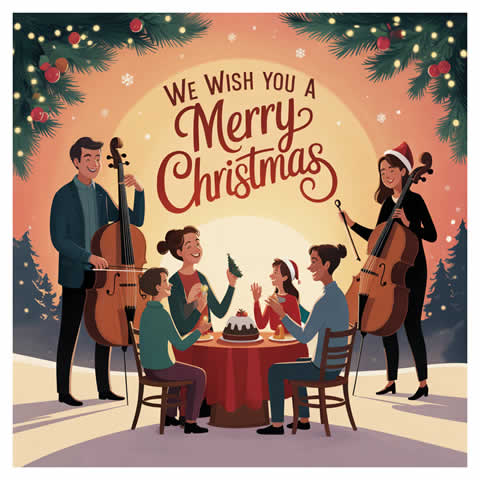 We Wish You a Merry Christmas<br>(2 Cellos)